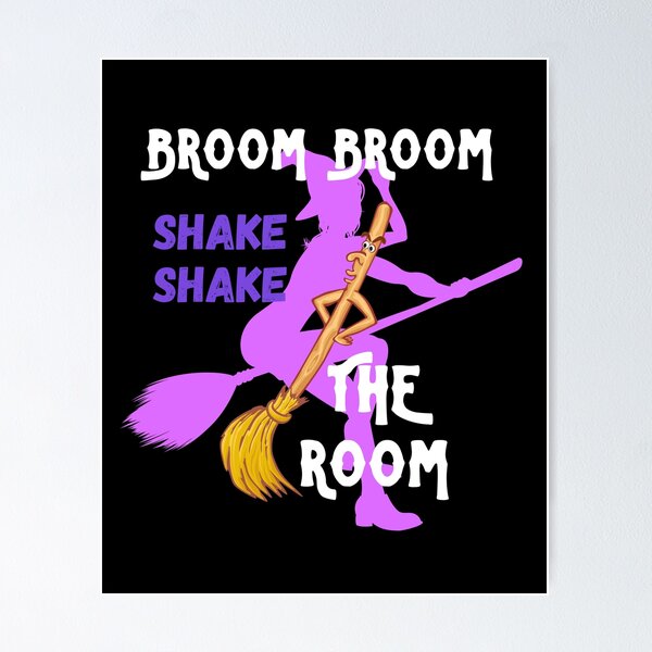 Item preview,  Halloween Witch funny Broomstick  designed and sold by Tatt-Hooligans.
