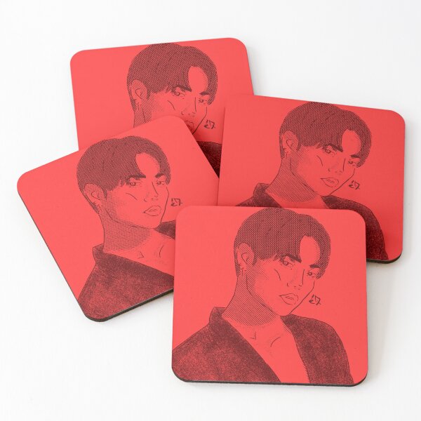 Item preview, A.C.E Chan portrait manga character black red positive version designed and sold by Eddexn.