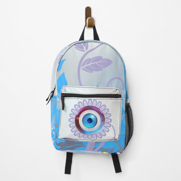 Item preview, Mati Evil Eye Flowers Sunset Thia Voula Collection designed and sold by Yiorgos Designs.