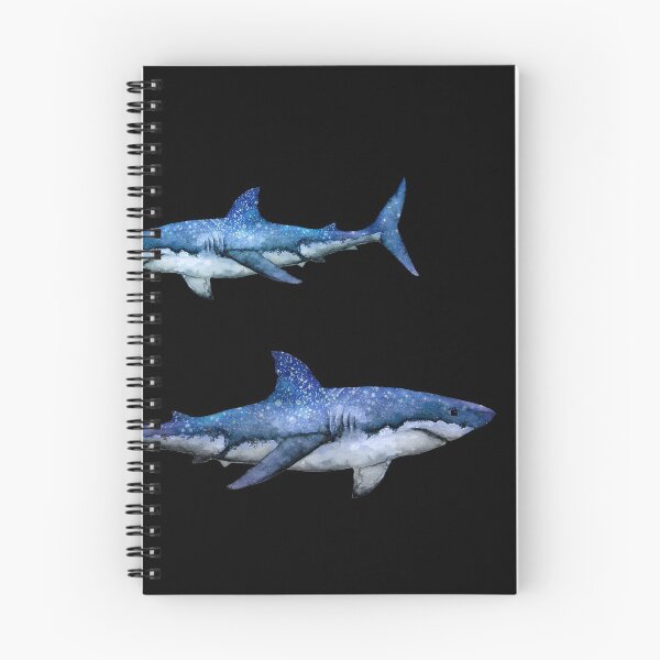 Item preview, Hydro Flask stickers - ocean blue shark galaxy space | Sticker pack set designed and sold by Vane22april.