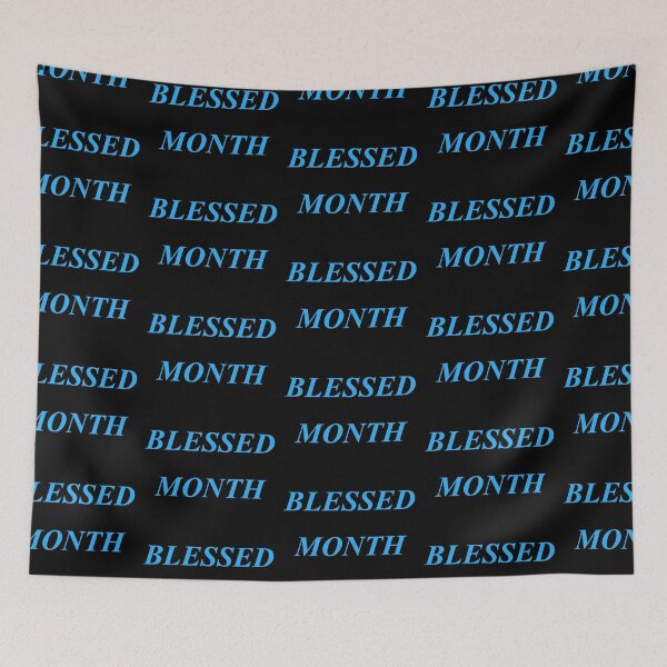 Item preview, BLESSED MONTH WONDERFUL REJOCING POSITIVITY GOOD BLESSING TIME GOD SEASON BELIEF designed and sold by martinosfr.