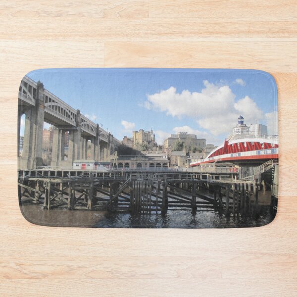 Item preview, Tyne Riverside, Swing Bridge, High Level Bridge and Newcastle Castle View From Gateshead Side.  designed and sold by Andrew Morrell.
