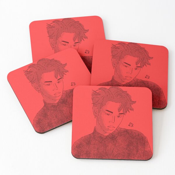 Item preview, A.C.E Byeongkwan portrait manga character black red positive version designed and sold by Eddexn.