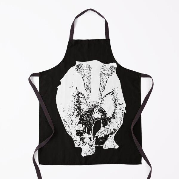 Item preview, European Badger White Print designed and sold by designsasstultd.