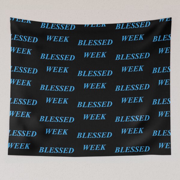 Item preview, BLESSED WEEK WONDERFUL SOCIETY POSITIVITY GOOD BLESSING TIME GOD SEASON BELIEF designed and sold by martinosfr.