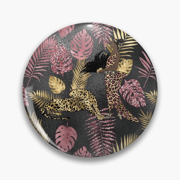 Item preview, Gold and Pink Leopard Pattern designed and sold by RougeAtelier.