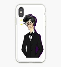 French Waiter Sherlock from The Empty Hearse iPhone Case