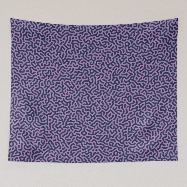 Item preview, Organic Turing Pattern – Purple & Blue designed and sold by Monoman1a.