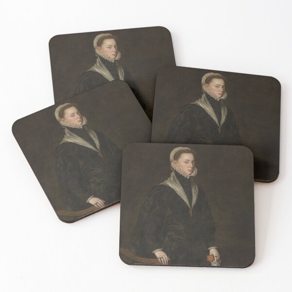 Item preview, ruff collared Austrian royal vintage art designed and sold by Vintage Designs +.