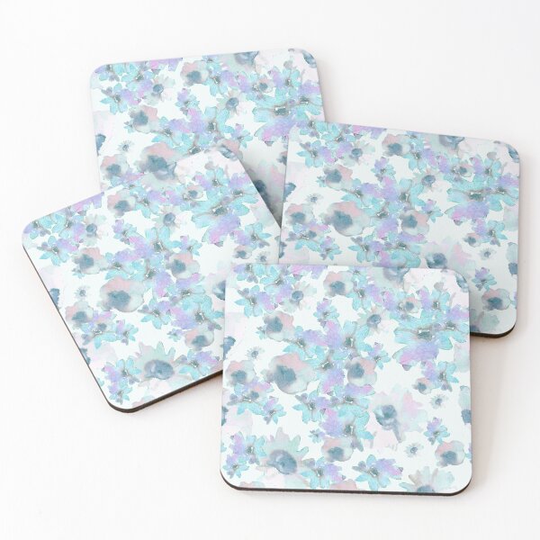 Item preview, Daisies watercolor pattern designed and sold by Christina Casado évoque art studio.