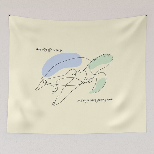 Item preview, sea turtle - swim with the current designed and sold by studioMoSa.