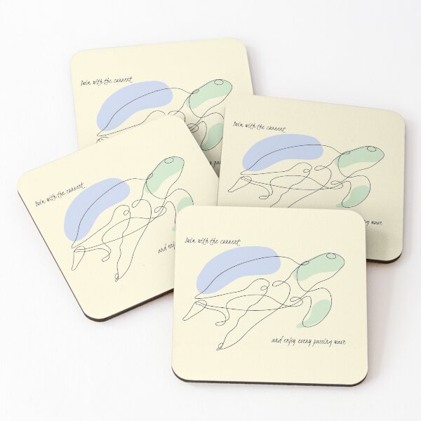 Item preview, sea turtle - swim with the current designed and sold by studioMoSa.