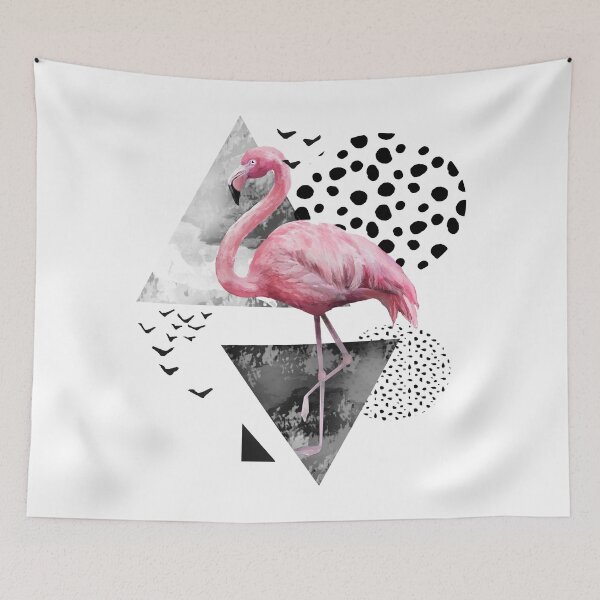 Item preview, flamingo watercolour designed and sold by SiStyle.