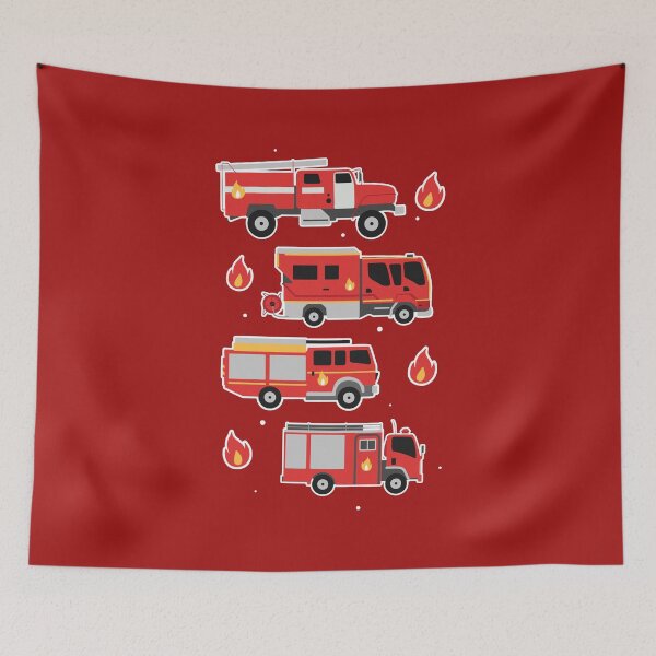 Item preview, Fire engine fire department designed and sold by DerSenat.