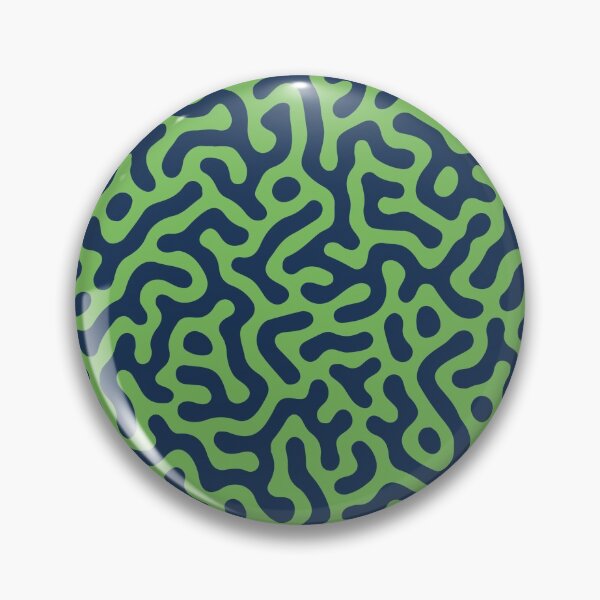 Item preview, Organic Turing Pattern – Green & Blue designed and sold by Monoman1a.