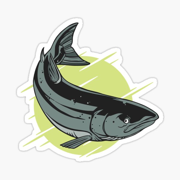 Item preview, Salmon fish | Salmon fishing | Salmon fisherman designed and sold by DerSenat.
