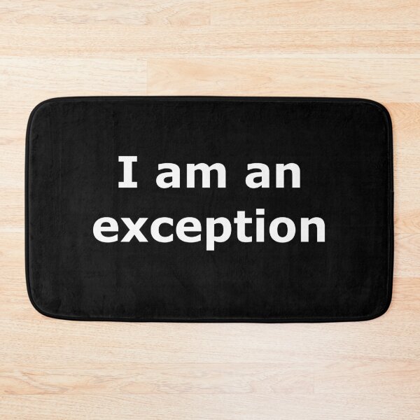Item preview, exception mind positive attitude designed and sold by martinosfr.