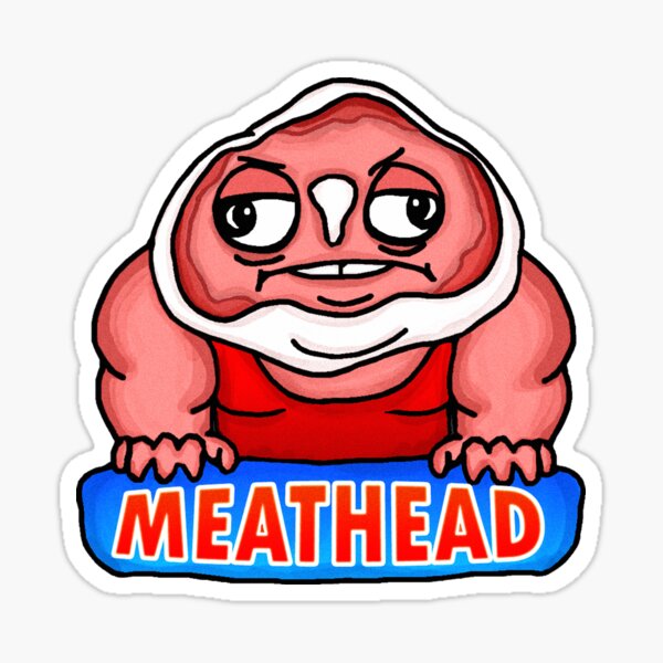 Meathead Sticker For Sale By Beavernight Redbubble