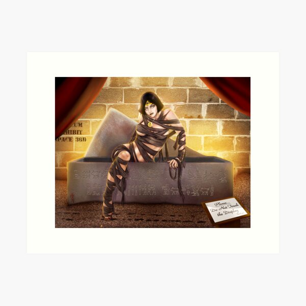 The Mummy Mumma - Color Version Art Print