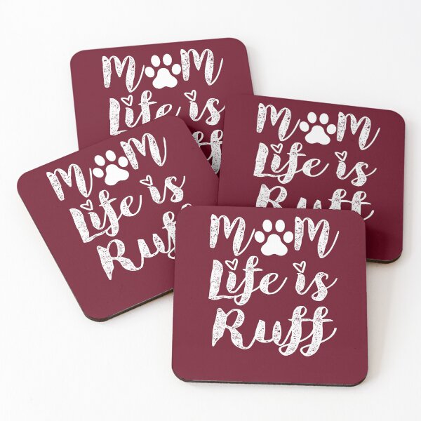 Item preview, Dog mom funny life Paw ruff typography designed and sold by ShirtzTonight.
