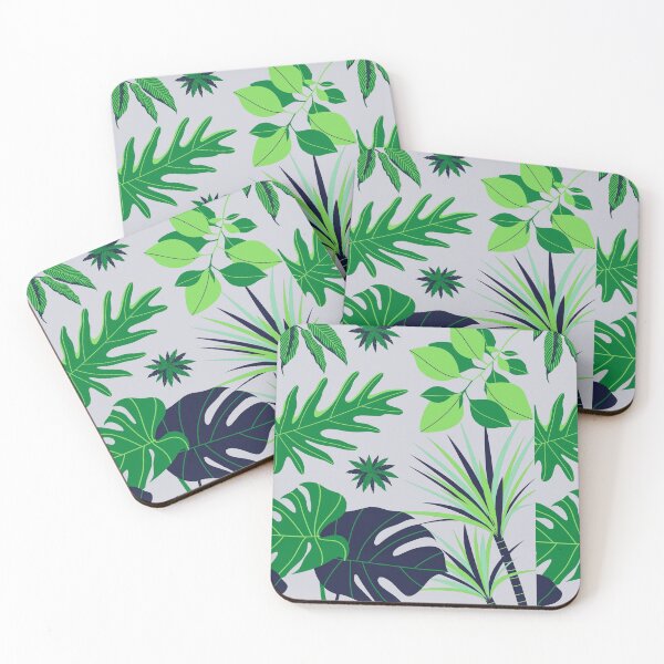 Item preview, Cool grey plants leaves pattern gift design designed and sold by Michael Schmidt.
