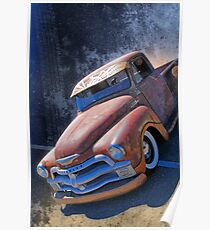 Rat Rod Chevy Poster