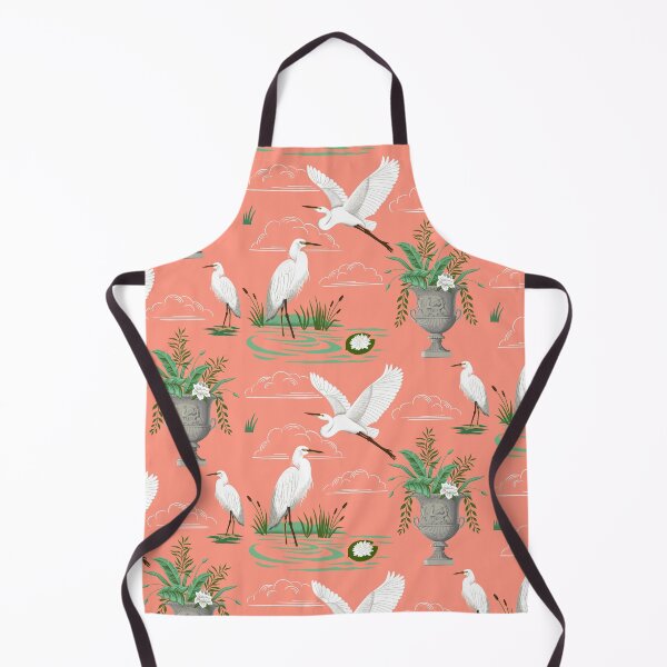 Item preview, E is for Egret—Coral designed and sold by Susan Faiola.