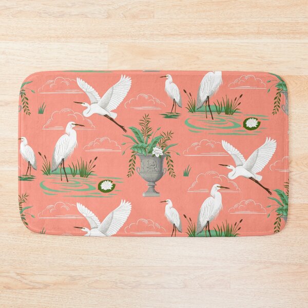 Item preview, E is for Egret—Coral designed and sold by Susan Faiola.