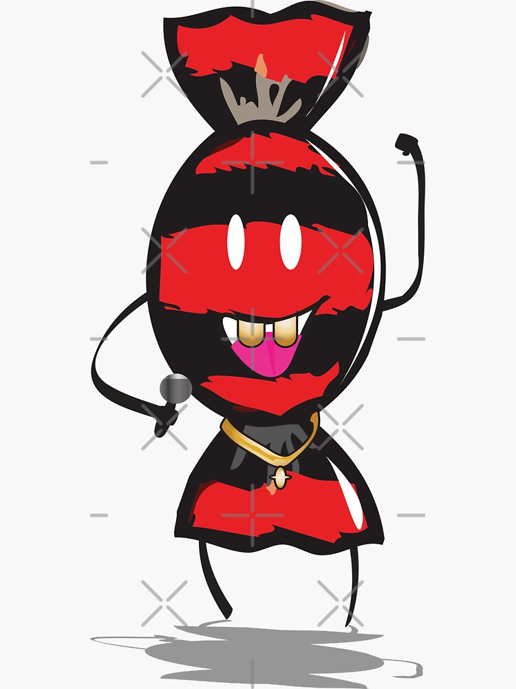 "Candy Rapper Emcee" Sticker for Sale by SamuelMolina Redbubble