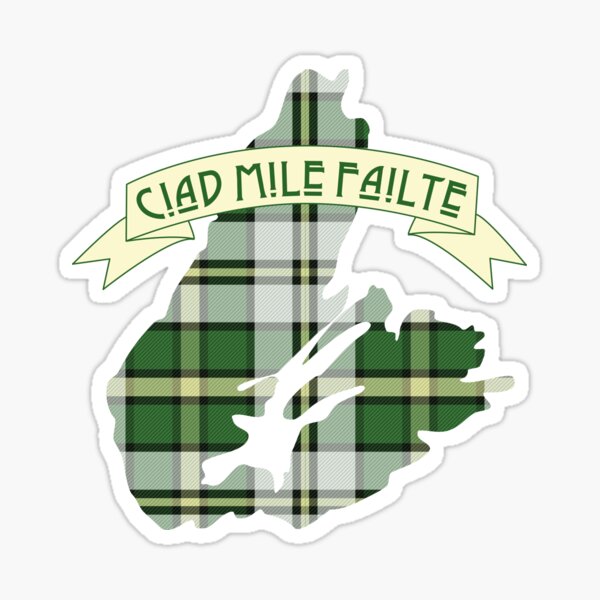 Item preview, CIAD MILE FAILTE | CAPE BRETON TARTAN designed and sold by saltyteesandco.