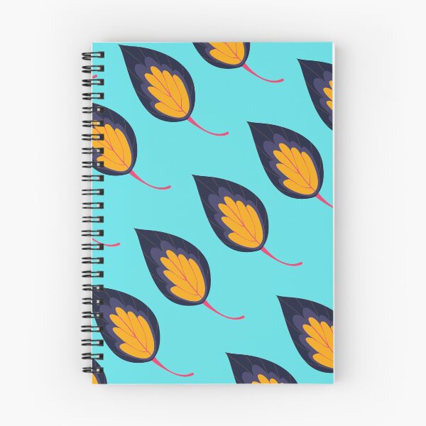 Item preview, Copy of Flame-Shaped Leaves - Blue Background designed and sold by amnali.