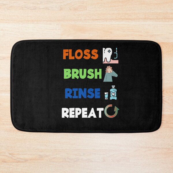Item preview, Floss Brush Rinse Repeat designed and sold by DivineLiveShop.