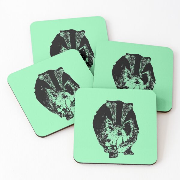 Item preview,  European Badger Black Print designed and sold by designsasstultd.