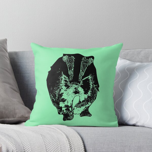 Item preview,  European Badger Black Print designed and sold by designsasstultd.