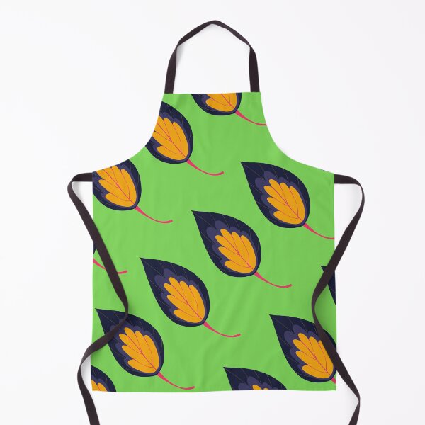 Item preview, Flame-Shaped Leaves - Green Background designed and sold by amnali.
