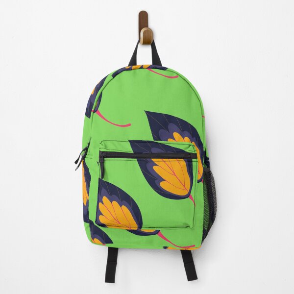 Item preview, Flame-Shaped Leaves - Green Background designed and sold by amnali.