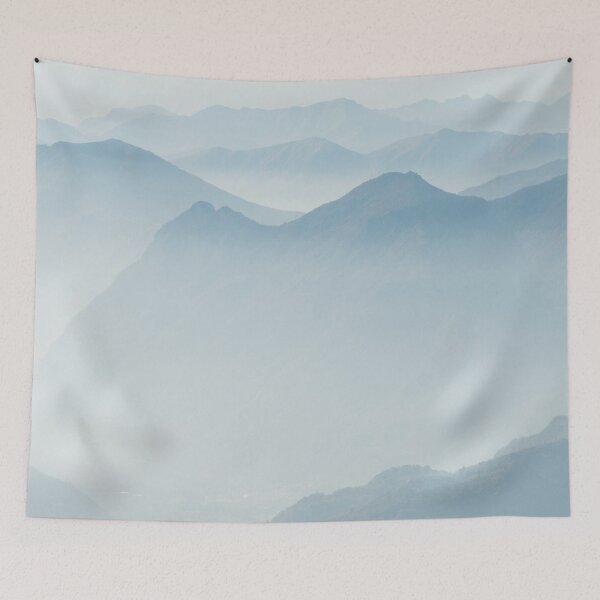 Item preview, Mountain snow Nature blue sky cloud space twilight design  designed and sold by AnujShah7.