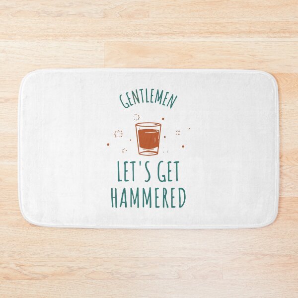 Item preview, Gentlemen lets get hammered designed and sold by designdroplet.