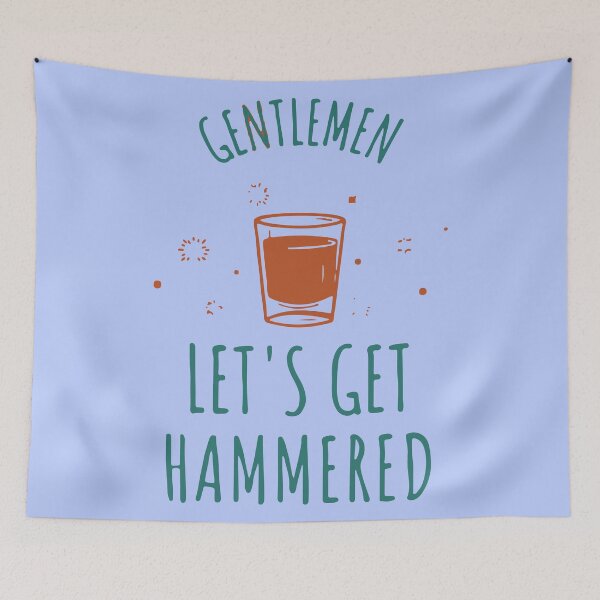 Item preview, Gentlemen lets get hammered designed and sold by designdroplet.
