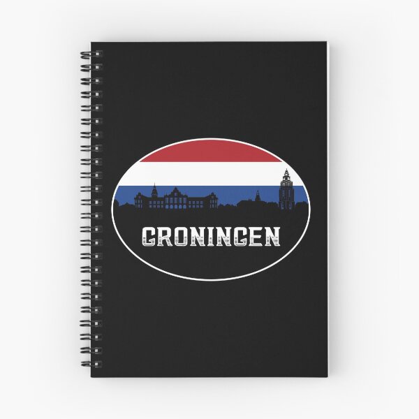 Item preview, Groningen Skyline Silhouette Souvenir Netherlands Flag designed and sold by TeeHome.