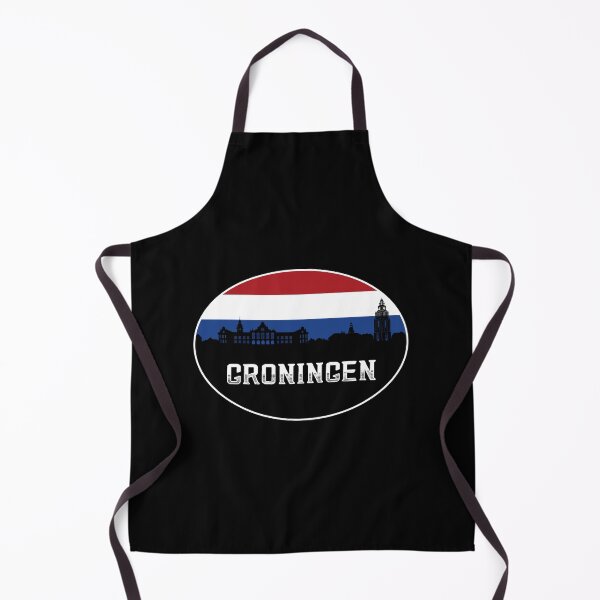 Item preview, Groningen Skyline Silhouette Souvenir Netherlands Flag designed and sold by TeeHome.