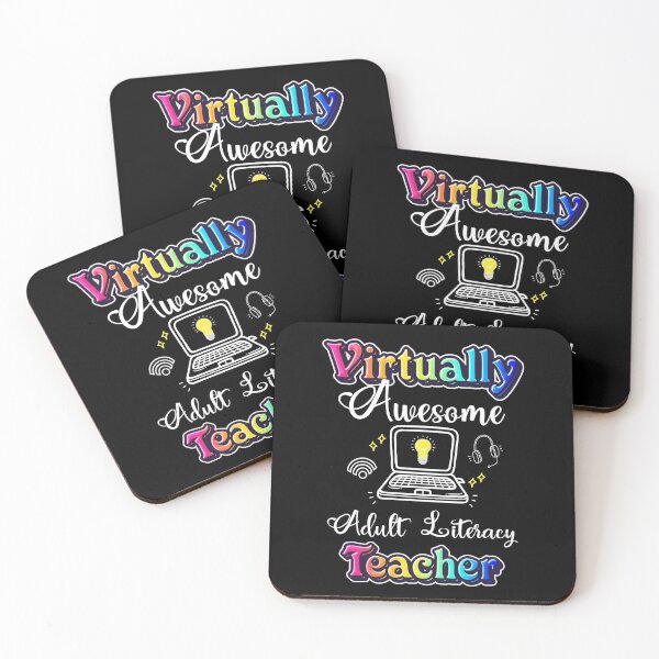 Item preview, Virtually Awesome Adult Literacy Teacher designed and sold by Thedoode.