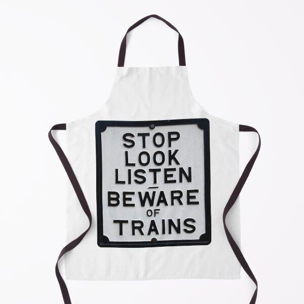 Item preview, Stop Look Listen - Beware of Trains Sign designed and sold by Steve H Clark.