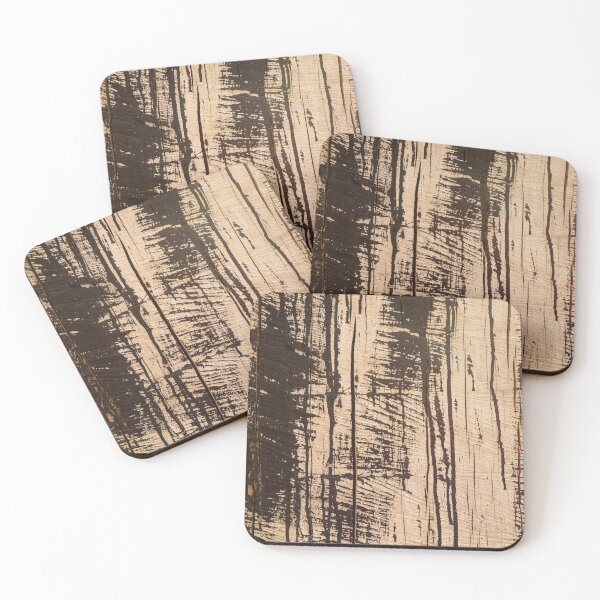 Item preview, Black Painted Wooden Wall Pattern designed and sold by blacklittlemoon.