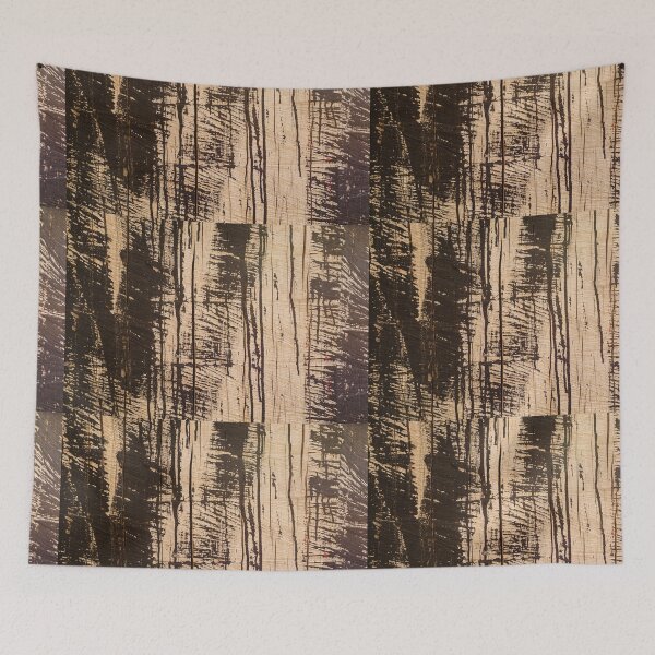 Item preview, Black Painted Wooden Wall Pattern designed and sold by blacklittlemoon.