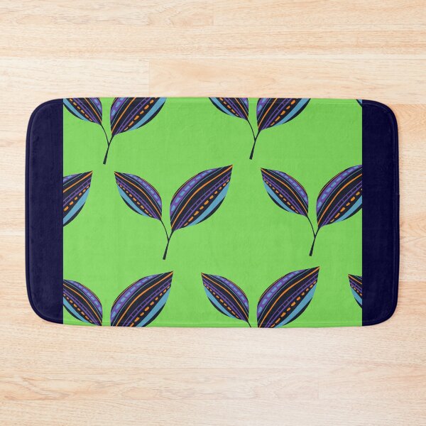 Item preview, Ethnic Leaves - Green Background designed and sold by amnali.