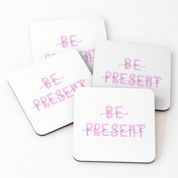 Item preview, "Be Present" Sticker designed and sold by gsnavelydesigns.