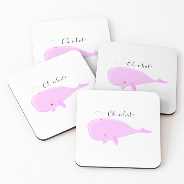 Item preview, Oh Whale Pink designed and sold by Doodlehub.