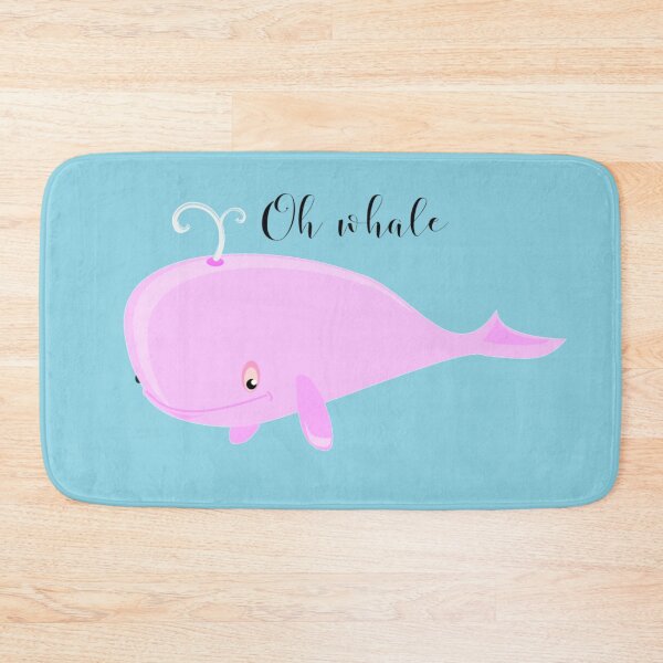 Item preview, Oh Whale Pink designed and sold by Doodlehub.