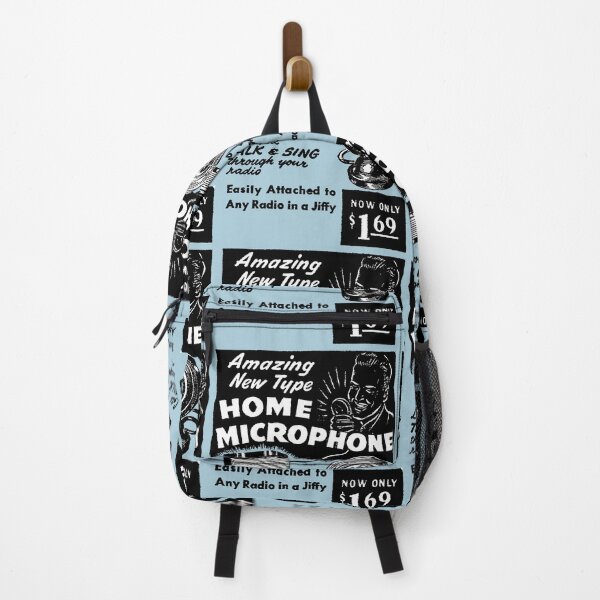 Item preview, HOME MICROPHONE - ADVERT designed and sold by ThrowbackAds.